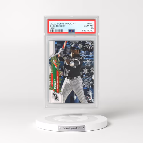 2020 Topps Holiday #HW2 Luis Robert - Ssp (PSA 10 GEM MINT)