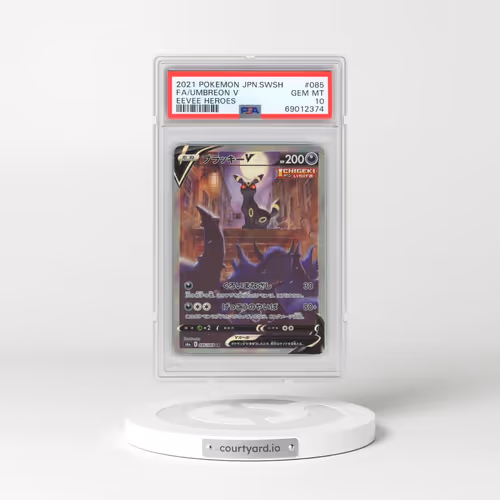 2021 Pokémon Sword & Shield Eevee Heroes #085 Umbreon V - Holo Full Art (PSA 10 GEM MINT)