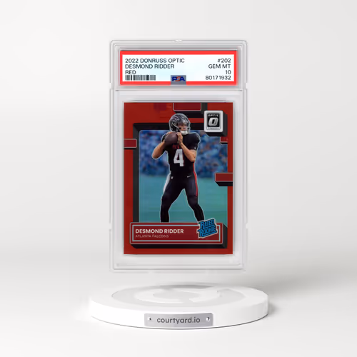 2022 Panini Donruss Optic #202 Desmond Ridder - Red (PSA 10 GEM MINT)