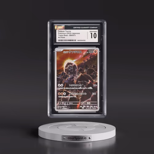 2023 Triplet Beat #084/073 Paldean Tauros - Art Rare Holo (CGC 10 GEM MINT)