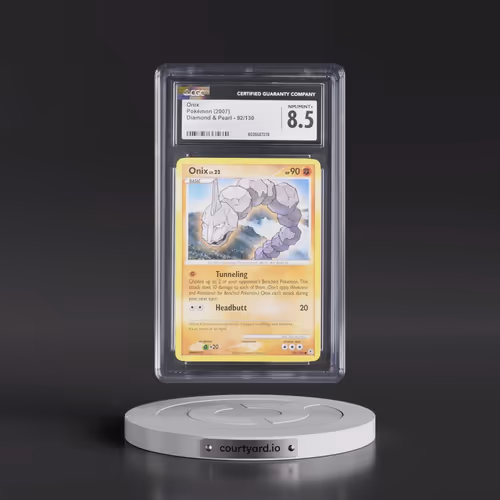 2007 Diamond & Pearl #92/130 Onix (CGC 8.5 NM-MT+)