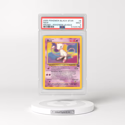 2000 Black Star Promo #8 Mew (PSA 9 MINT)