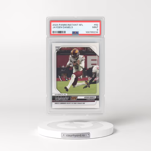 2024 Panini Instant NFL #62 Jayden Daniels (PSA 9 MINT)