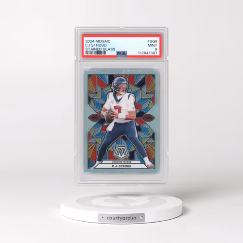 2024 Panini Mosaic Stained Glass #SG8 CJ Stroud (PSA 9 MINT)