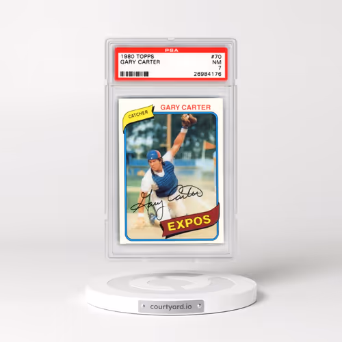 1980 Topps #70 Gary Carter (PSA 7 NM)