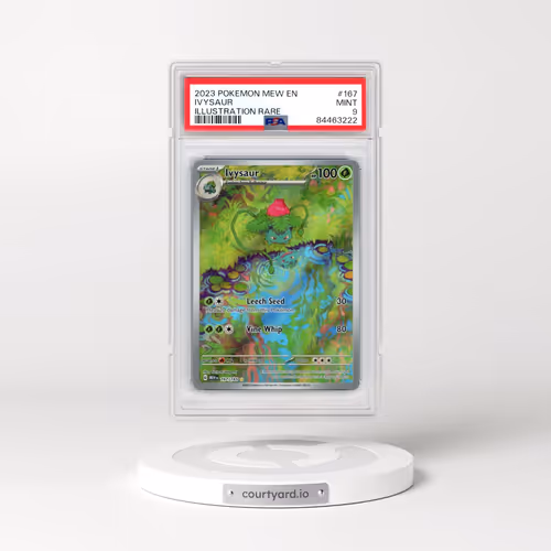 2023 Pokémon Mew EN-151 #167 Ivysaur - Illustration Rare (PSA 9 MINT)