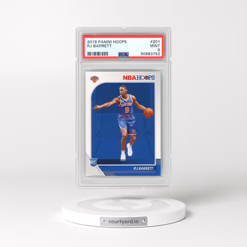2019 Panini Hoops #201 RJ Barrett (PSA 9 MINT)
