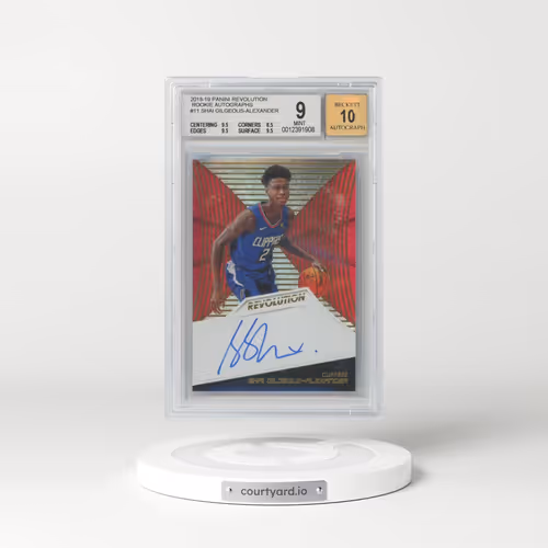 2018 Panini Revolution Rookie Autographs #SGA Shai Gilgeous-Alexander (BGS 9 MINT)