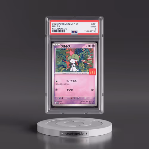 2025 Pokémon M-P Promo #021 Ralts - McDonald's (PSA 9 MINT)