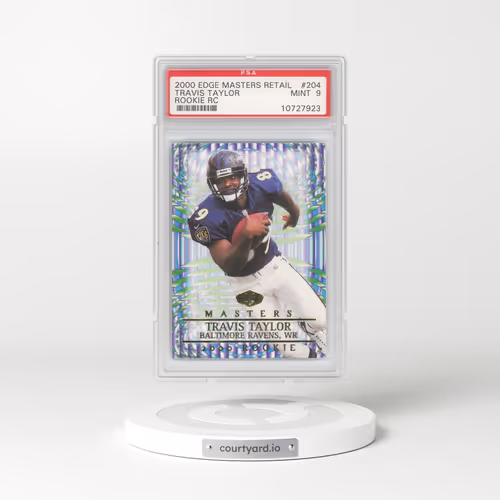 2000 Collector's Edge Masters Retail #204 Travis Taylor - Rookie RC (PSA 9 MINT)