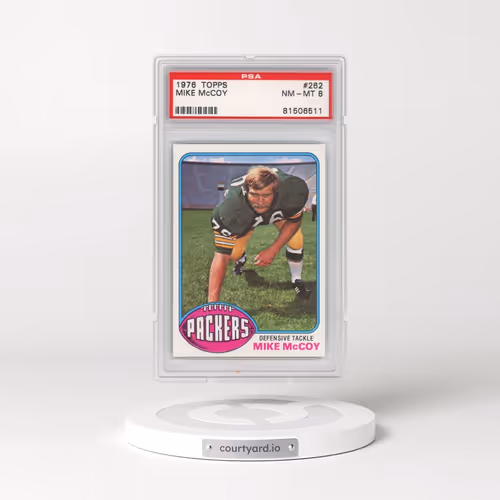 1976 Topps #262 Mike McCoy (PSA 8 NM-MT)