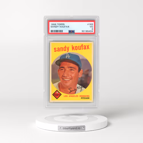 1959 Topps #163 Sandy Koufax (PSA 3 VG)