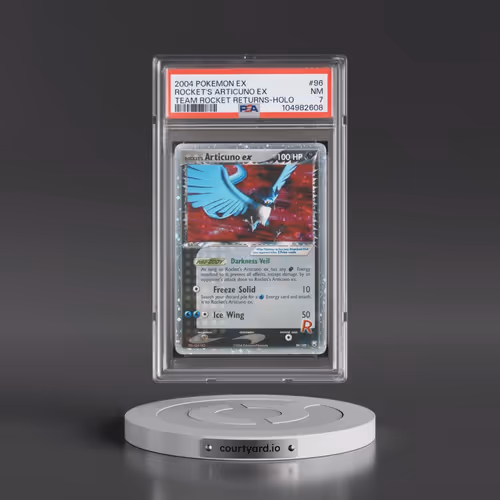 2004 Pokémon EX Team Rocket Returns #96 Rocket's Articuno EX - Holo Holo (PSA 7 NM)