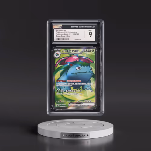 2023 Pokémon Card 151 #184/165 Venusaur ex - Super Rare Holo (CGC 9 MINT)