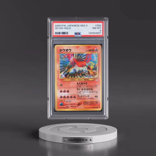 2000 Pokémon Neo 3 #250 HO-Oh - Holo (PSA 8 NM-MT)