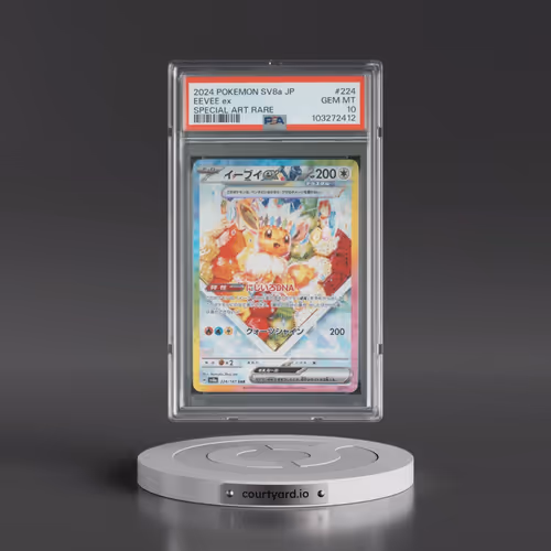 2024 Pokémon Sv8a-Terastal Fest EX #224 Eevee EX - Holo Special Art Rare (PSA 10 GEM MINT)