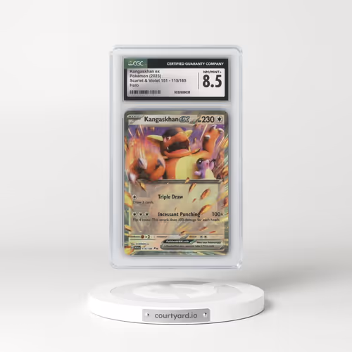 2023 Scarlet & Violet 151 - MEW EN #115/165 Kangaskhan ex (CGC 8.5 NM-MT+)