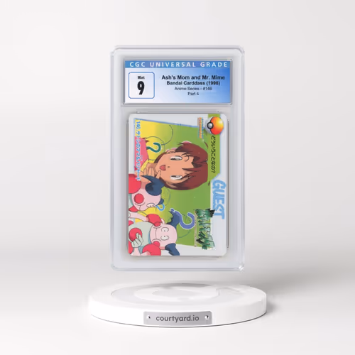 1998 Anime Series #146 Ash's Mom and Mr. Mime - Part 4 (CGC 9 MINT)