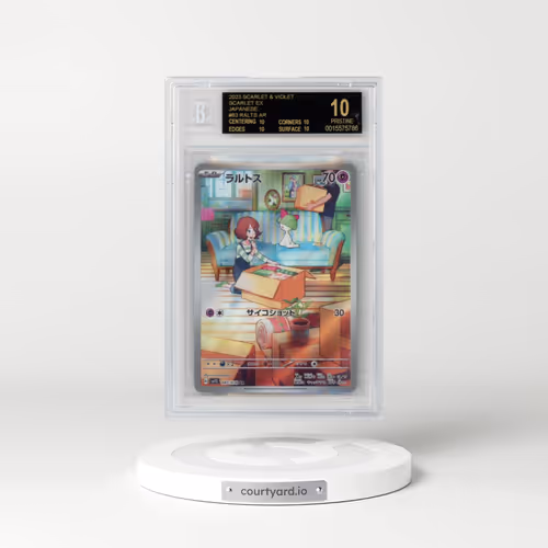 2023 Scarlet ex #083 Ralts - Art Rare (BGS 10 PRISTINE)