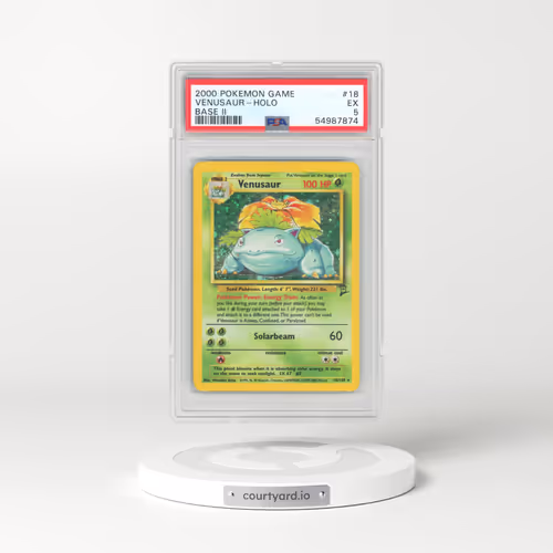 2000 Pokémon Game Base II #18 Venusaur - Holo (PSA 5 EX)