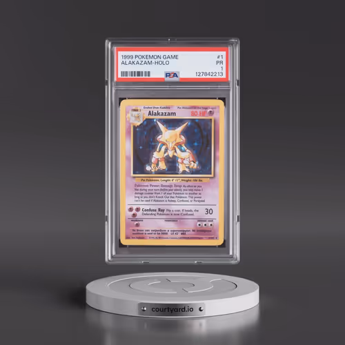 1999 Pokémon Game #1 Alakazam - Holo (PSA 1 PR)