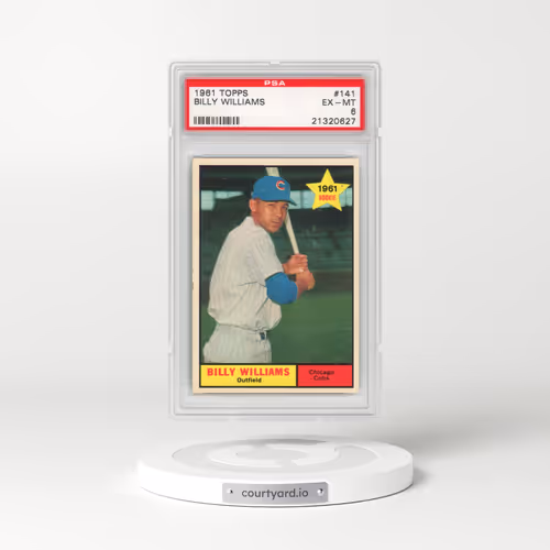 1961 Topps #141 Billy Williams (PSA 6 EX-MT)