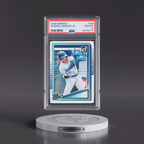 2025 Panini Donruss #108 George Lombard Jr. (PSA 10 GEM MINT)