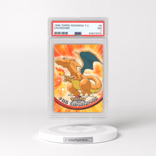 1999 Topps Pokémon TV #6 Charizard (PSA 7 NM)