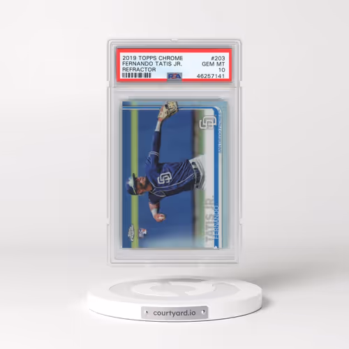 2019 Topps Chrome #203 Fernando Tatis Jr. - Refractor (PSA 10 GEM MINT)