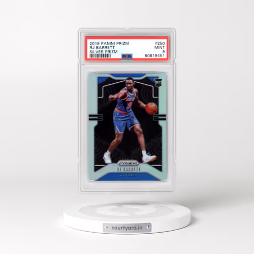2019 Panini Prizm #250 RJ Barrett - Silver Prizm (PSA 9 MINT)