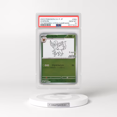 2022 Scarlet & Violet Promos #068 Leafeon - YU NAGABA Pokémon Center Campaign (PSA 10 GEM MINT)