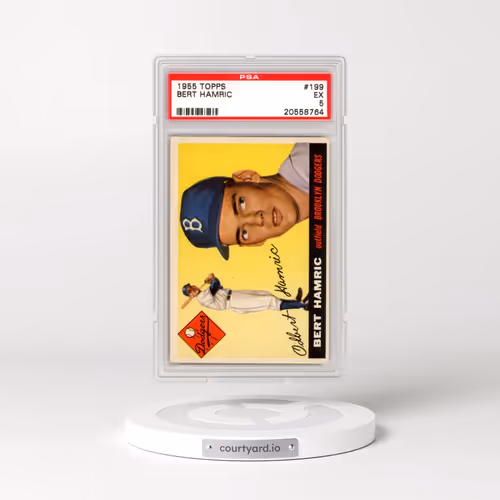 1955 Topps #199 Bert Hamric (PSA 5 EX)