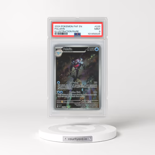 2024 Pokémon Paf EN-Paldean Fates #225 Palafin - Illustration Rare (PSA 9 MINT)