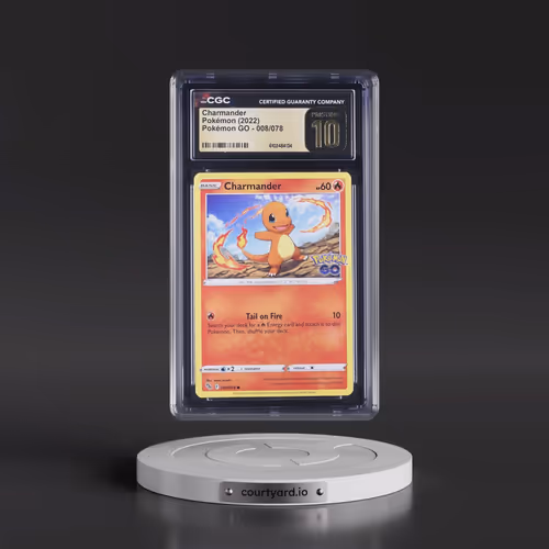 2022 Pokémon GO #008/078 Charmander (CGC 10 PRISTINE)