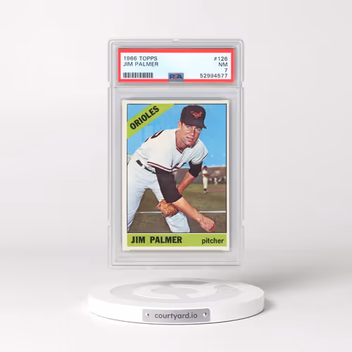 1966 Topps #126 Jim Palmer (PSA 7 NM)