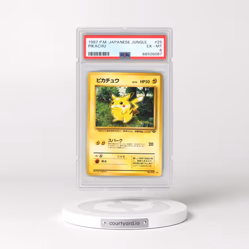 1997 Pokémon Jungle #25 Pikachu (PSA 6 EX-MT)