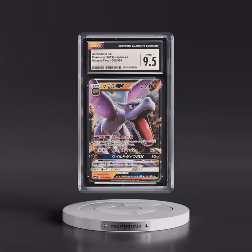 2019 Miracle Twin #045/094 Aerodactyl GX - Holo (CGC 9.5 MINT+)