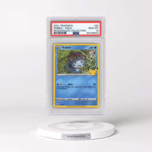2021 Pokémon Mcdonald's Collection #24 Sobble - Holo (PSA 10 GEM MINT)