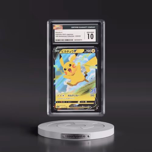 2021 Pokémon 25th Anniversary Collection #020 Pikachu V - Holo (CGC 10 GEM MINT)