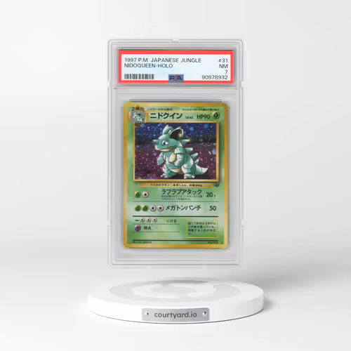 1997 Pokémon Jungle #31 Nidoqueen - Holo (PSA 7 NM)