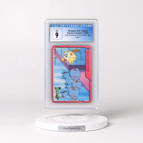2000 Gold and Silver Anime Series #97 Wooper and Togepi - Part 3 (CGC 9 MINT)
