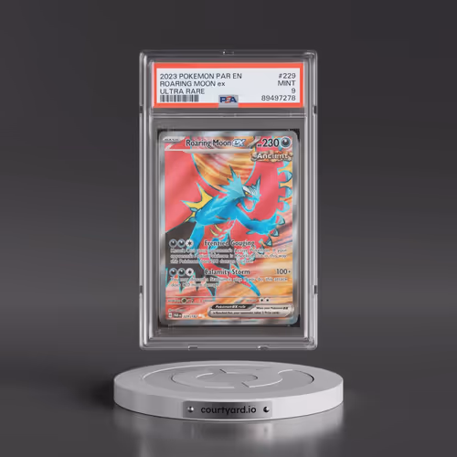 2023 Pokémon Par EN-Paradox Rift #229 Roaring Moon EX - Holo Ultra Rare (PSA 9 MINT)