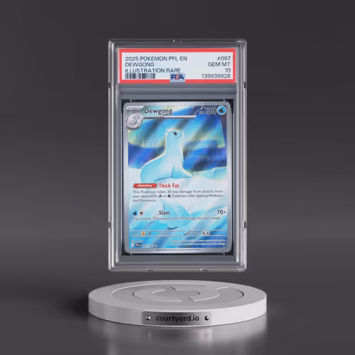 2025 Pokémon Pfl EN-Phantasmal Flames #097 Dewgong - Illustration Rare (PSA 10 GEM MINT)