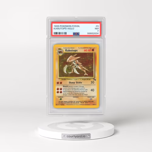 1999 Pokémon Fossil #9 Kabutops - Holo (PSA 7 NM)