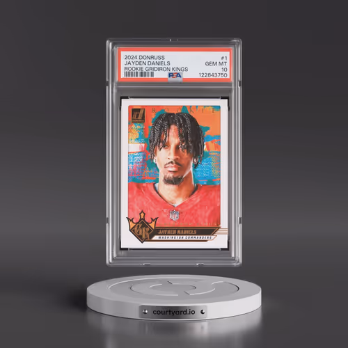 2024 Panini Donruss Rookie Gridiron Kings #1 Jayden Daniels (PSA 10 GEM MINT)