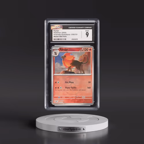 2024 Prismatic Evolutions - PRE EN #016/131 Pyroar - Master Ball Holo (CGC 9 MINT)