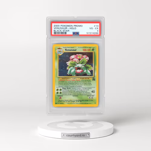 2000 Pokémon Promo Black Star #13 Venusaur - Holo (PSA 4 VG-EX)