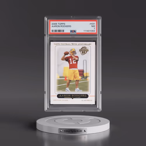 2005 Topps #431 Aaron Rodgers (PSA 7 NM)