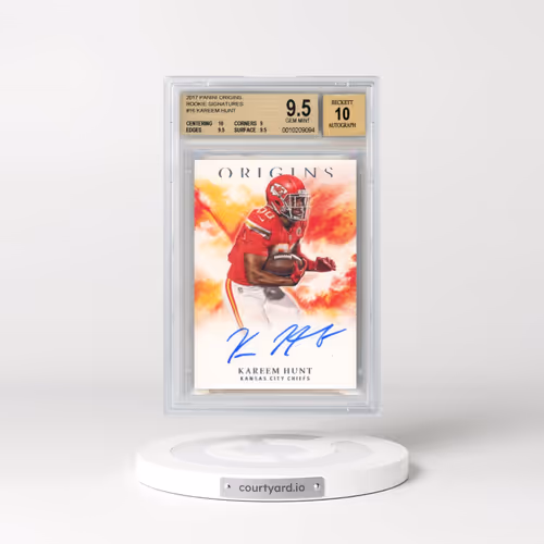 2017 Panini Origins Rookie Signatures #16 Kareem Hunt (BGS 9.5 GEM MINT)