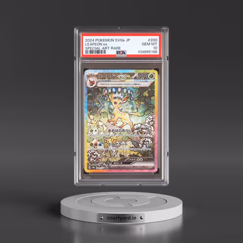 2024 Pokémon Sv8a-Terastal Fest EX #200 Leafeon EX - Holo Special Art Rare (PSA 10 GEM MINT)